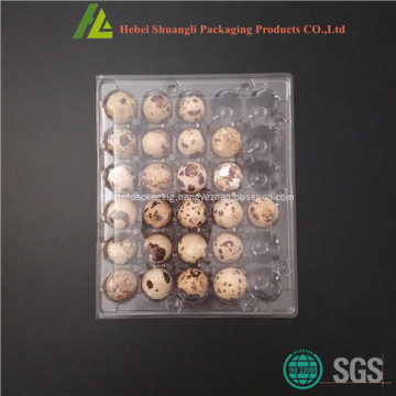 Clear transparent 30 holes plastic quail egg tray